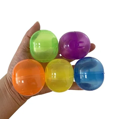Hot 4.7*5.5cm Empty Oval Capsule with Lock for Candy, Toy