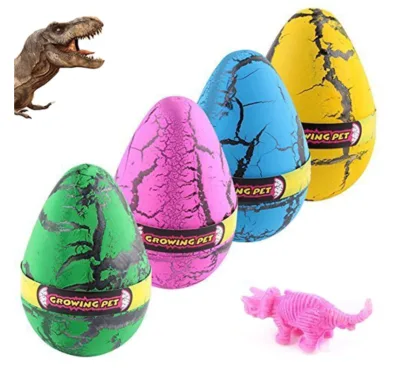 Dinosaur Eggs Hatching Dino Egg Grow in Water Crack with Assorted Color Pool Games Toys & Water Fun Birthday Holiday Gifts Party