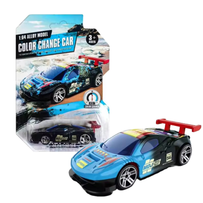 DC Color Change Miniature Cars Metal Model 1:64 Mini Racing Pull Back Metal Car Kids Toy 1/64 Diecast Cars