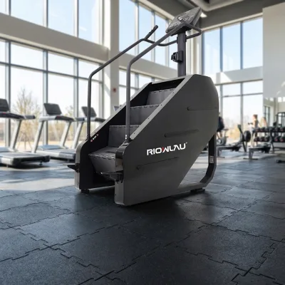 Intelligent Stair Climbing Fitness Machine for Home Gym-Full-Body Cardio Workout with Adjustable Resistance and Digital Monitor