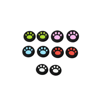 PS4 Analog Grip Cat Claw Silicone Finger Caps Thumbstick Buttons Cover Skin Sale for Sony Playstation 4 PS4 for XBOX 360