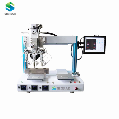 New SINRAD Factory Price Customize Three Heads Automatic Soldering Machine PC Window System 1 Year Warranty 6-Axis Good Quality