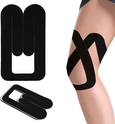 Factory Wholesale Cheap Pre-cut Sports Adhesive Knee Bandage Colorful Kinesiology Tape Patch