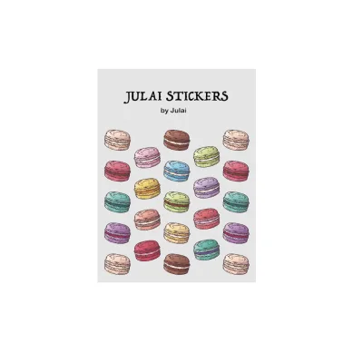 Decorative Stickers MACARON for Wholesale Die Cut Cute Decal Stickers for Journal Planner Laptop Scrapbooking