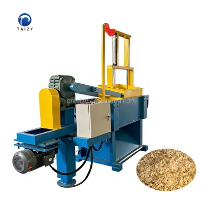 Automatic High Efficiency Disk Pan Pet Bed Horse Bedding Chips Sawdust Beech Log Pine Wood Shaving Machines Shaver