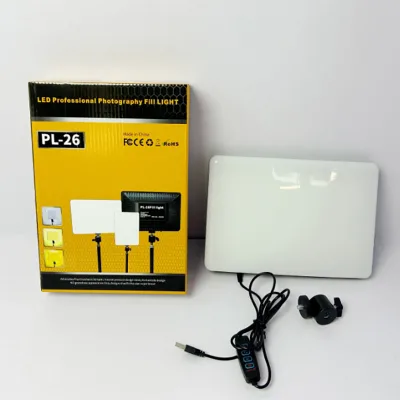 Popular Three Colors Changeable Lighting Panel LED Fill Lamp USB Rechargeable Video Photography Light Live Streaming