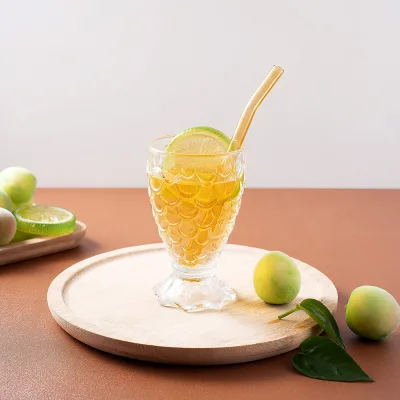 Custom Beverages Juices Glasses Drinking Cocktails Cup Clear Round 120ml Empty Glass Cup for Party