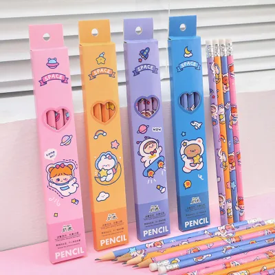 Factory Direct Sale Best 4-piece-Pencil Set School Supplies Pencil Set Children Stationery Set