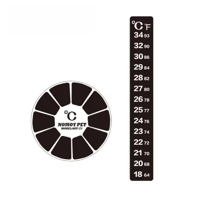 Digital sensor type temperature sticker for fish tank, aquarium, turtle tank, rainforest tank, temperature gauge sticker