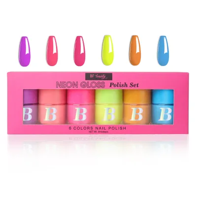 Neon Gloss Polish Set Honey Girl Creamy Milky White Nail Polish Wholesale Dazzle Dry Glow in the Dark Gel Nail Polish