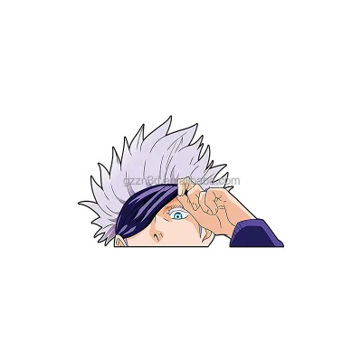 2021 Popular Japanese Anime Peeker Sticker Anime Lenticular Sticker