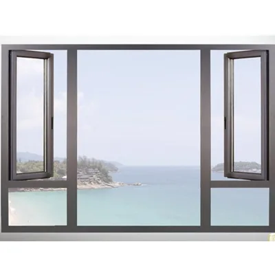 Factory Straight Aluminum Alloy Casement windows Sound Insulation and Heat Insulation Casement windows for High-rise Buildings