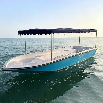 Factory Direct Sale 520 Dinghy Boats Fiberglass Assault Boat for Rescue Tiller Steer Fiberglass Boat Competitive Price