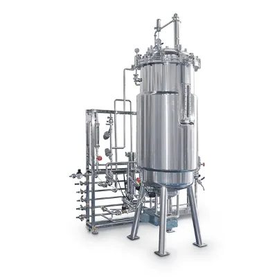 Large-Scale Industrial Stainless Steel Bioreactor Fermenter Pressure Vessel 100 Gallon Production Line