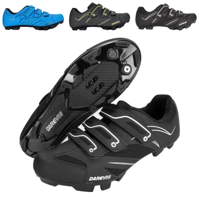 Darevie Fashion Velcro Sapatilha De Ciclismo Mtb Zapatillas Cycling Mtb Shoes for Men