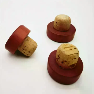 Wholesale Custom Wine Corks with Logo Synthetic Cork Cap for Glass Bottles