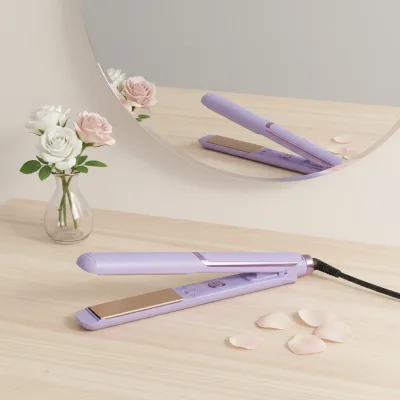Wholesale Professional Negative Lon Household Temperature Adjustment Ceramic Hair Straightener Curler for Women Men Styling