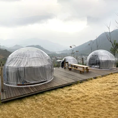 FEAMONT Garden Igloo Dome Tent Polycarbonate+Aluminum Environmentally Friendly Recyclable Outdoor Tiny House -40C~120C Wind