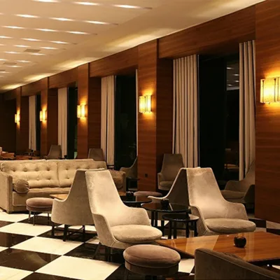 Luxury Lounge Restaurants Furniture Modern Night Club One Seat Arm Chairs Italian Hotel Lobby Restaurant Sofa Chair for Hotel