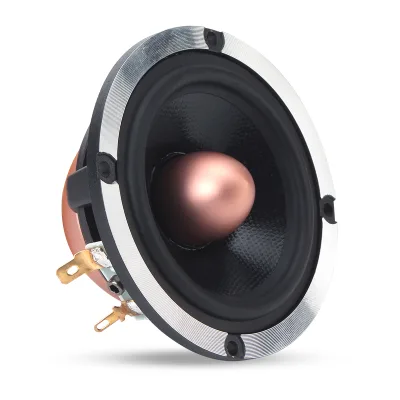 Top-Rated 3.5" Hi-Fi Audio Car Speaker Set Copper Phase Plug Midrange Warm Tonal Balance for RV Mobile Theater Audio Solution