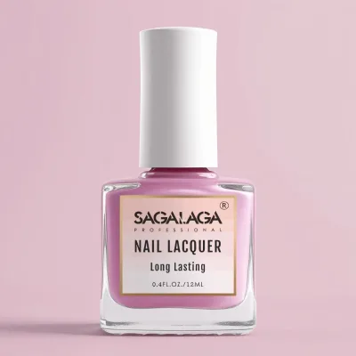 Custom Cream Pink Gel Nail Color Polish High Quality Color Changing Air Dry Nail  Polish Supplies Salon Matte Gel Nail Polish