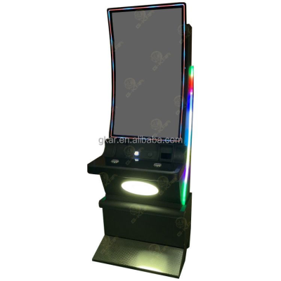 Advanced Hot Selling 43 Inch Curved Screen Serial Touch Protocol LED Light Luxury Design Skill Game Kiosk Life Time Tech Support