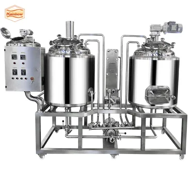200Liter Small-scale Craft Beer Beverage Brewing Manhole Mashing Tank with Fermentation