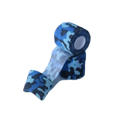 Free Sample FlexColor Multi-color Printed Non-woven Cohesive Flexible Bandage Torn Easily Good Unwind Tension