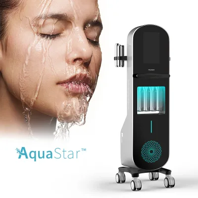 Home Black Skin Rejuvenation 8 in 1 6 11 8in New Face Dermabrasion Vertical Hydro Facial Machine