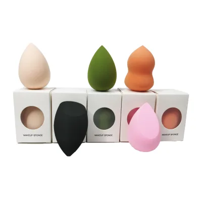 Wholesale Superfine Fiber Makeup Sponge Customized Logo Latex Free Material Makeup Sponge Supplier Multi-Color Cosmetic Puff