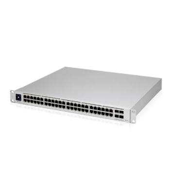 UBNT USW-Pro-48-PoE Ubiquiti Enterprise Switch with 48 RJ45 & 4 SFP+ Ports 88 Gbps Throughput 130.944 Mpps Forwarding Rate