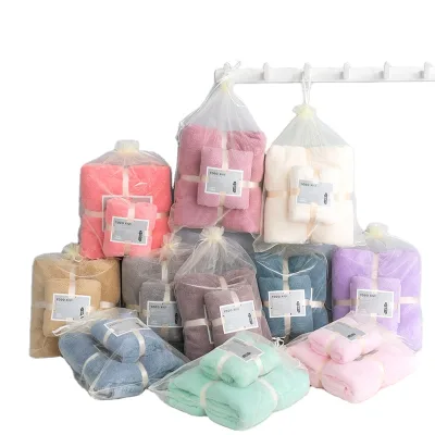Wholesale Micro Fiber Water Absorbent Wraps Quick Dry Spa Wrap Bath Hair Towel Towel Set Body Towel