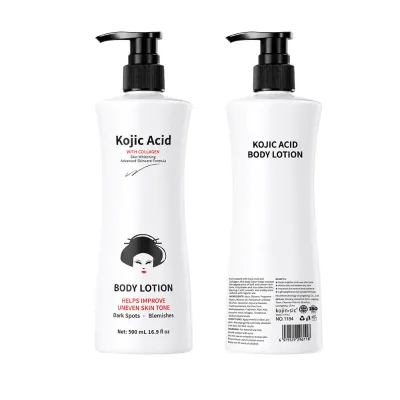 Kojic Acid Body Lotion Nourishes Soothes Skin Brightens Reduces Dark Spots Long-lasting Fragrance 500 ml