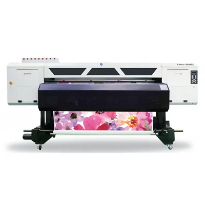 New 1.8m Large Latex Ink Latex5800H Printheads 1900DPI Automatic Multi Material Flatbed Inkjet Printer 1 Year Warranty