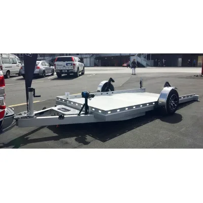 Hot Sale 2 Car Haul Aluminum Trailer  Enclosed Trailer  Flatbed Trailer Car Hauler