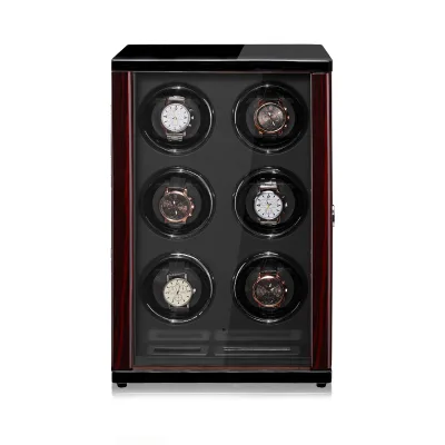 China Wholesale Luxury 6 Watch Winder with Automatic Motor Low Price Protective Watch Shaker