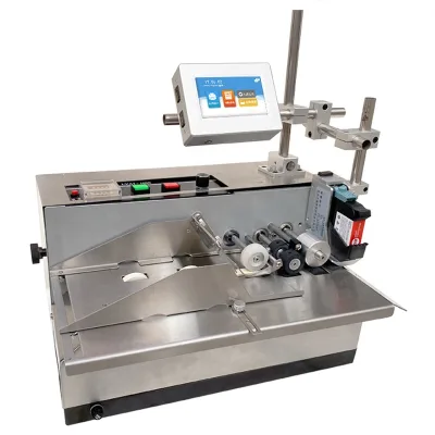 Continuous Thermal Computer Machine Date Code Coding Printing Machinery Desktop Label Inkjet Printer