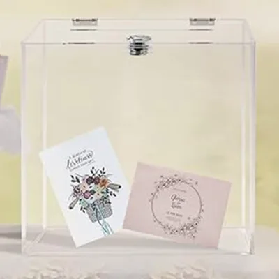 High quality multipurpose customized acrylic heart shaped donation box and small acrylic box acrylic bag box