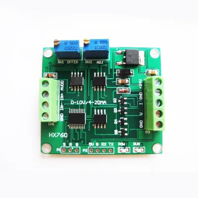 Small Full-bridge Load Cell Amplifier Module Electronics Scale Transmitter Weight Sensor Signal Converter 4-20mA 0-10V Out