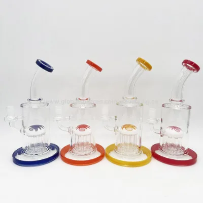 10inch Glass Bong Indian Color Handmade Water Pipes Shisha Hookah with Bowl