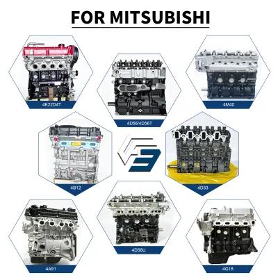 High Quality 100% Tested 4G18 1.6L GASOLINE Engine Long Block for MITSUBISHI Lancer/SPLENDOR/Familia/Hafei Princip/Hafei Sailor