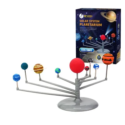 Eight Planets Solar System 4D Stereo Projection Assembly Model 3d Educational Toy