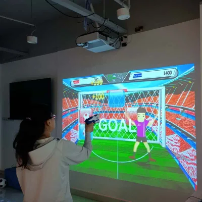 OWAYBOARD Indoor Interactive Wall Ball-Striking Infrared Gun Shooting Game Sensor Kit Projection System Sound Light