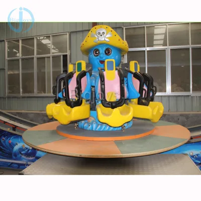 Outdoor Playground Amusement Ride Attraction Park Portable 8 Seats Octopus Rides With Trailer Flying Car for Sale