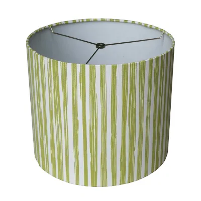 Custom Printed Lamps Shades Coastal Fabric Linen Lampshade