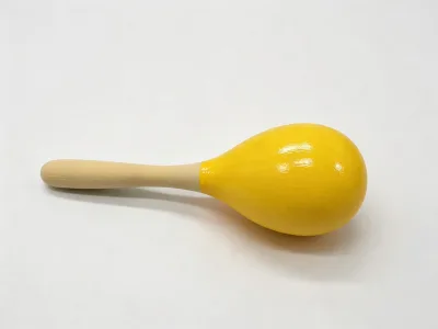 Custom Color Wooden Maraca Wedding Gifts Party Supplies Free Logo Hand Rattles Baby Toy Kids Musical Instruments Handbell
