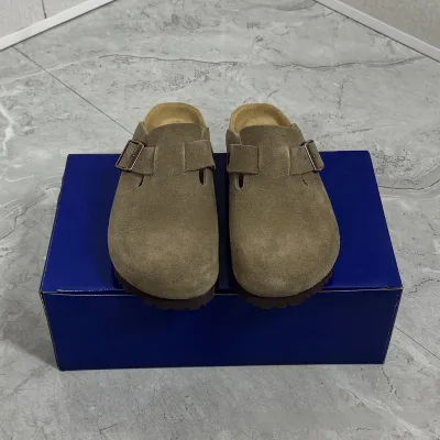 2026 Factory Price Brand Wooden Slippers High-Quality Men's and Women's Spring Mules with High Quality