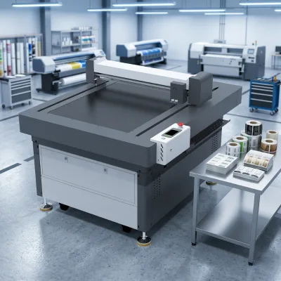 TENETH FC7090E Multifunctional Digital Flatbed Machine Half and Full Cut for Vinyl with CCD Camera Platform Cutting Machine