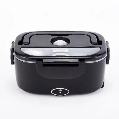 12V 110V-120V Portable Dual-use Vehicle Electric Lunch Box with Removable 304 Stainless Steel Container Electric Lunch Box