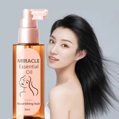 Leave in Hair Treatment Essence Oil Flower Plant Extract Smoothing Hair Oil for Daily Hair Repair